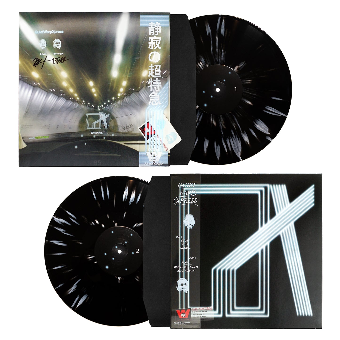 Signed Quiet Warp Xpress Vinyl LP W/ Obi Strip
