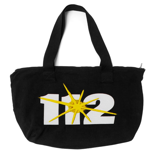 [112] Zip Tote - (Black)