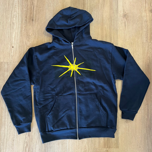 SAMPLE [112] Zip-Up Hoodie - (Navy)